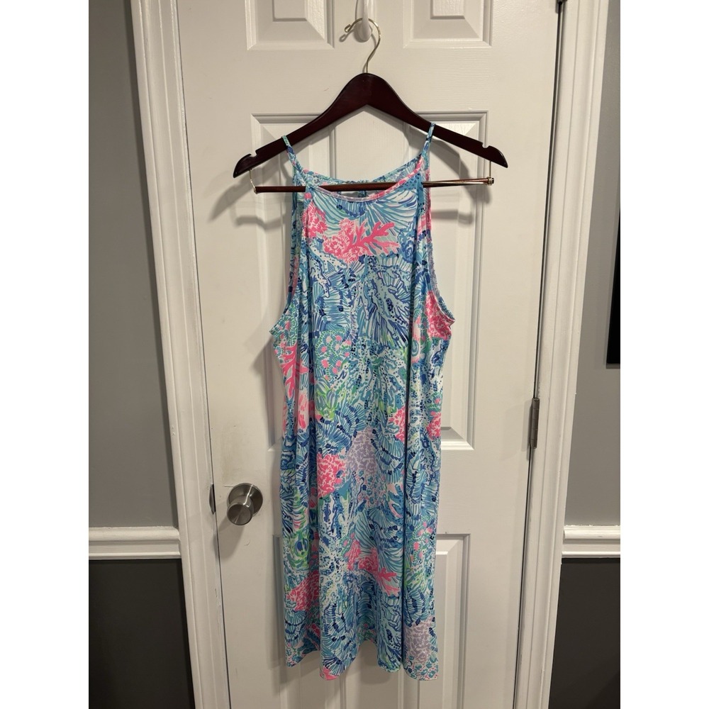 NWT Lilly Pulitzer Margot Dress Sink or Swim Sz Lg